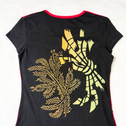 Cowgirl Graphic Asymmetrical Tee (M-L)