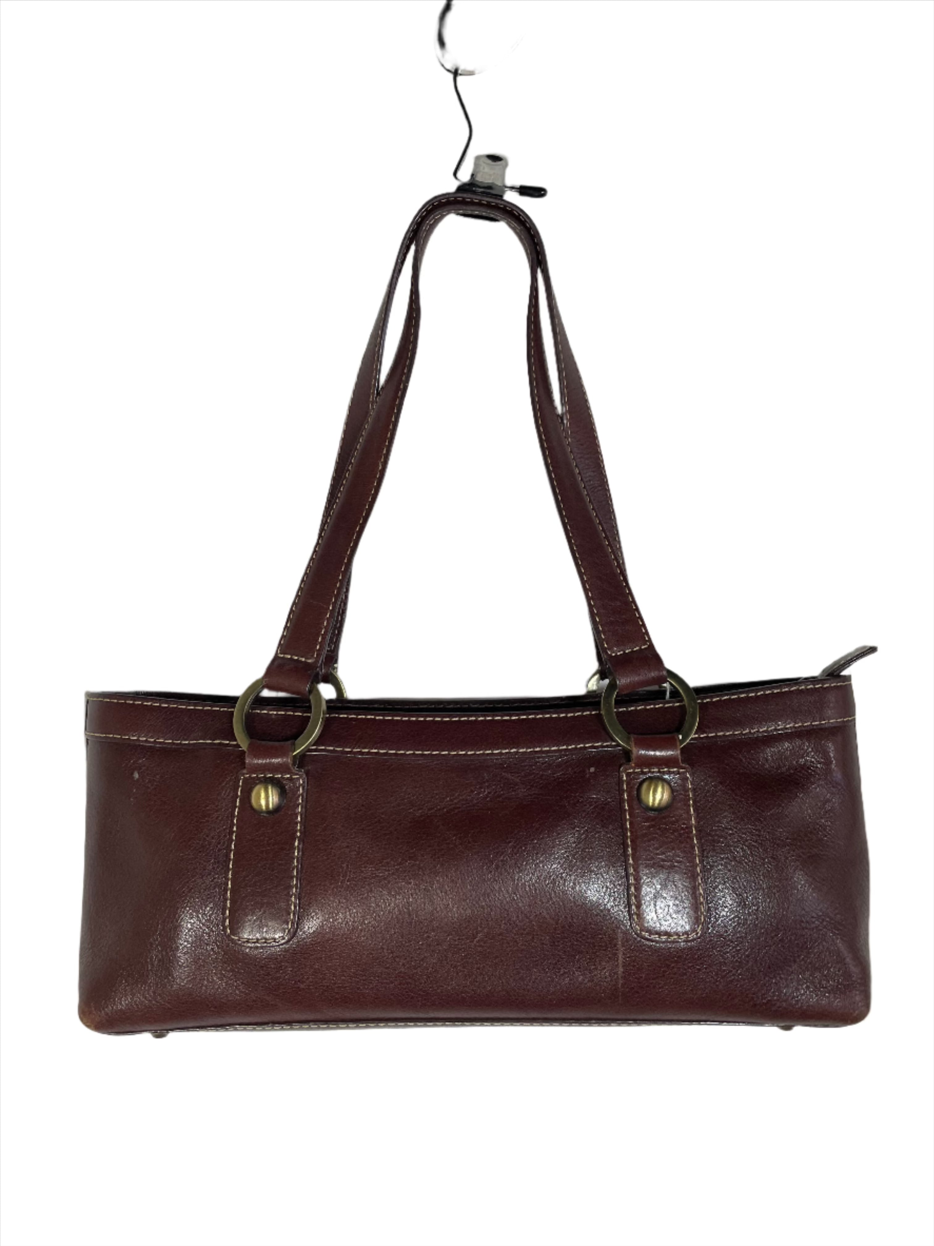 Burgundy Nordstrom Baguette Bag