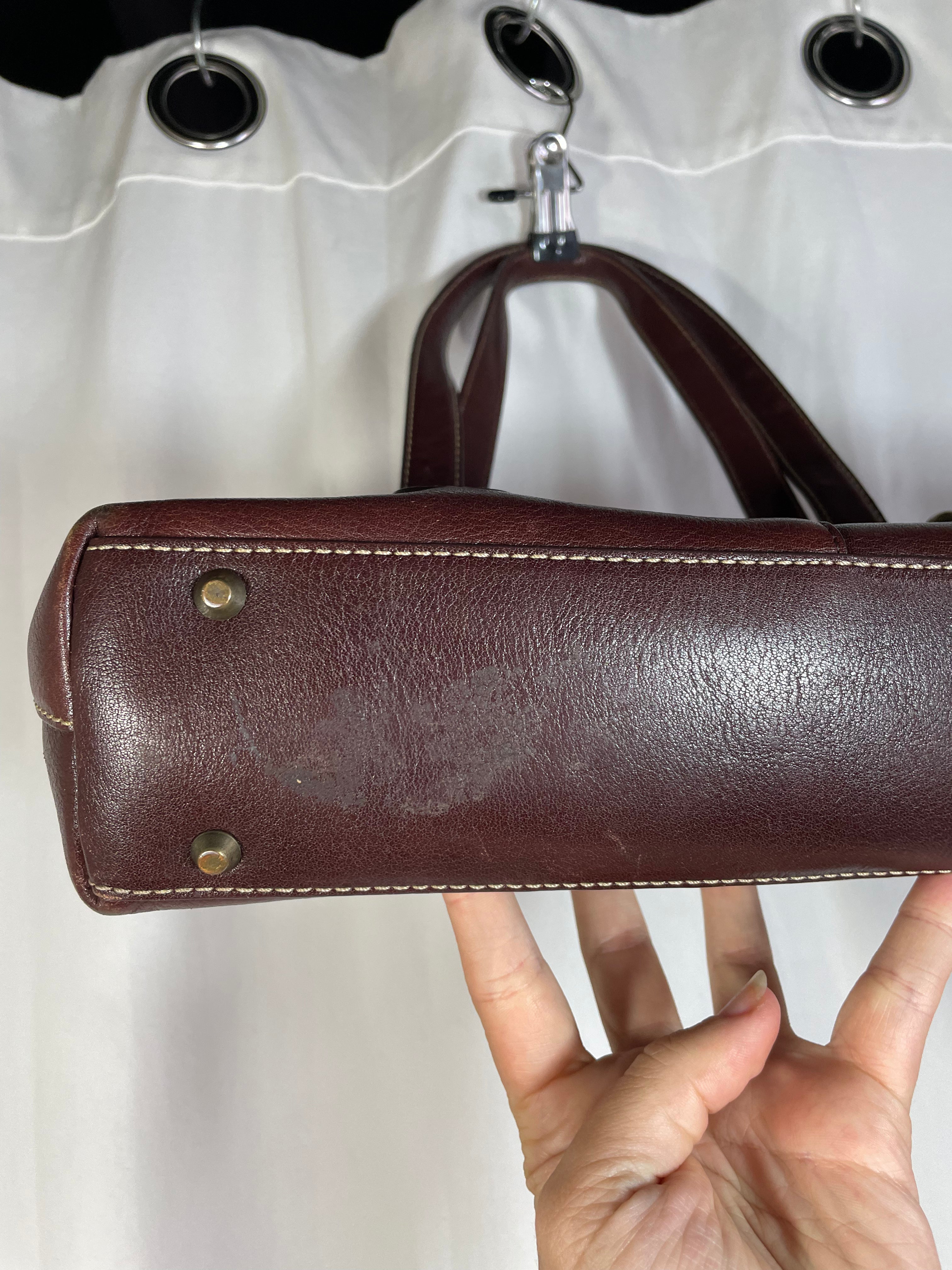 Burgundy Nordstrom Baguette Bag Holy Thrift