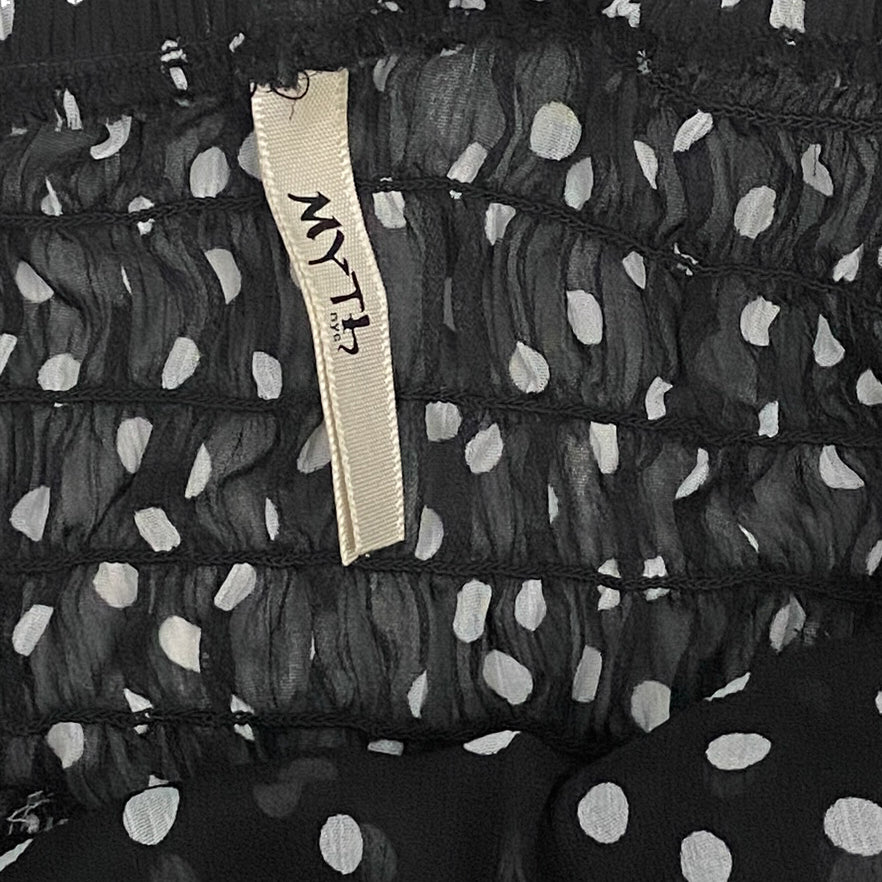 Polka Dot Strapless Top (S)