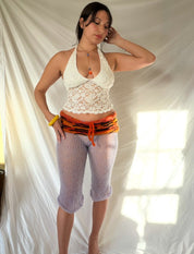 Lilac Tiger Capris (XS-2XL)