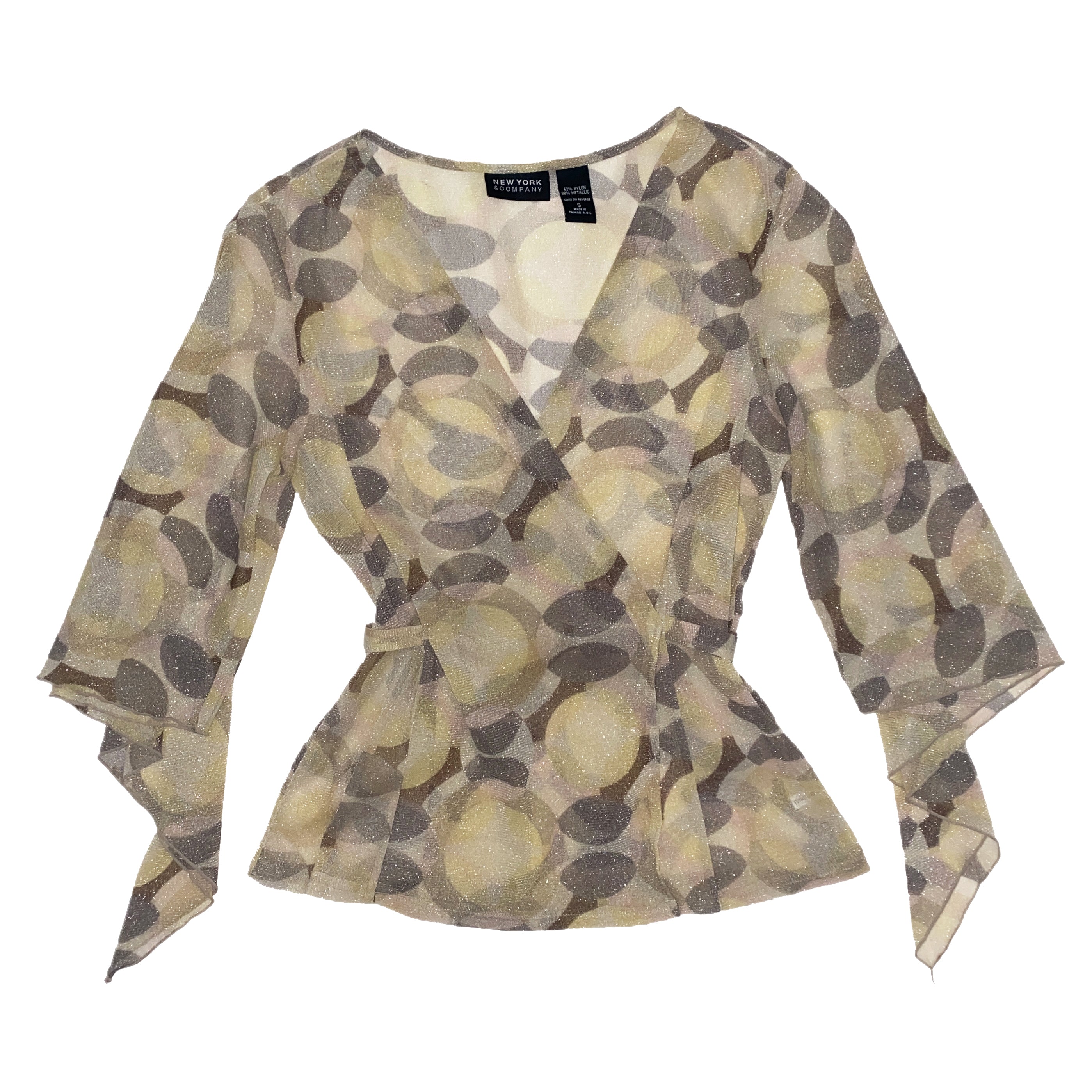 Whimsy Shimmer Mesh Top (S)