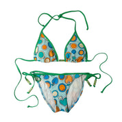 Vintage Guess Circle Graphic Bikini Set (S-M)