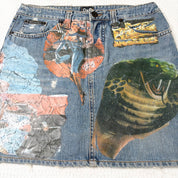 Vintage Archival Dolce & Gabbana Denim Mini Skirt (S)