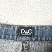 Vintage Archival Dolce & Gabbana Denim Mini Skirt (S)
