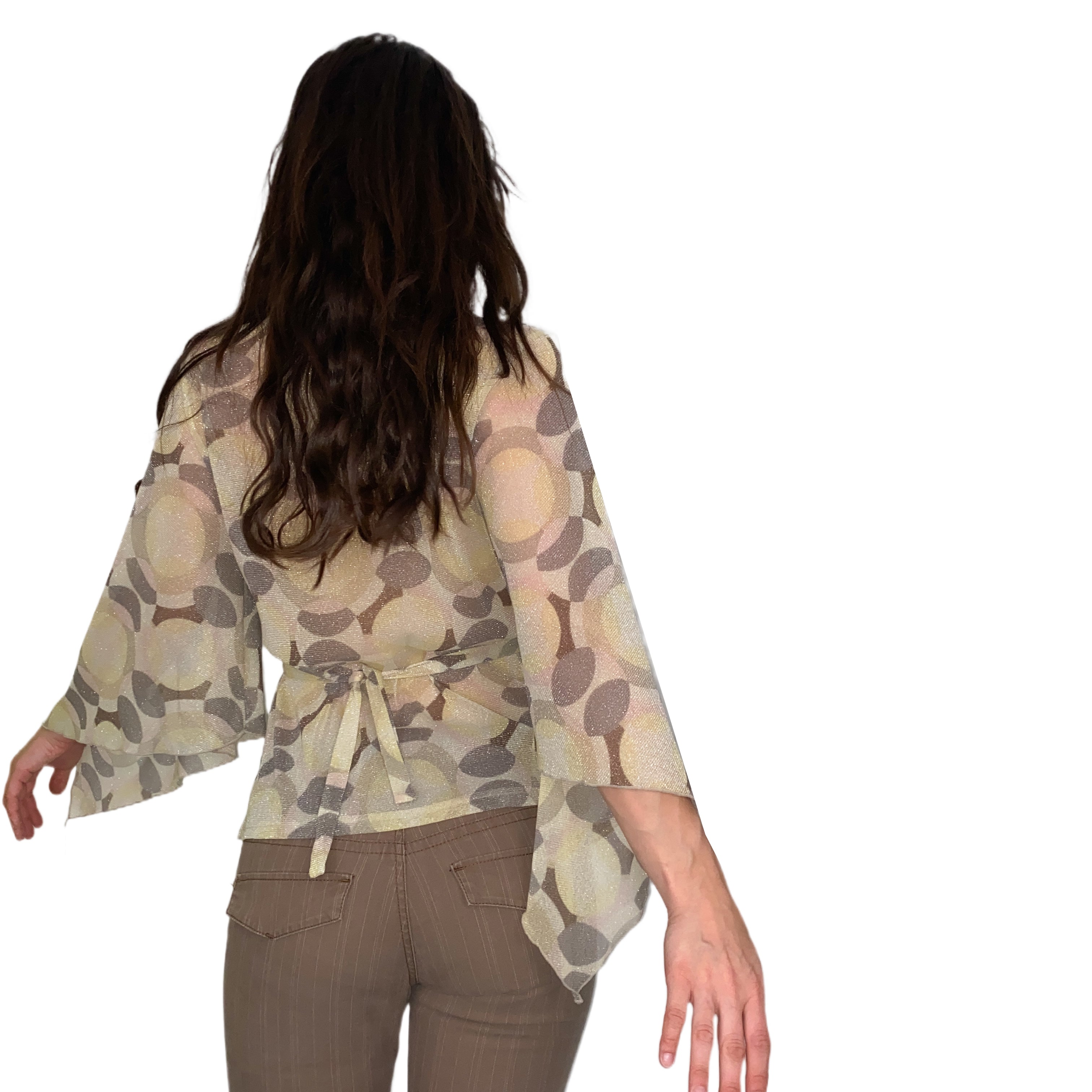 Whimsy Shimmer Mesh Top (S)