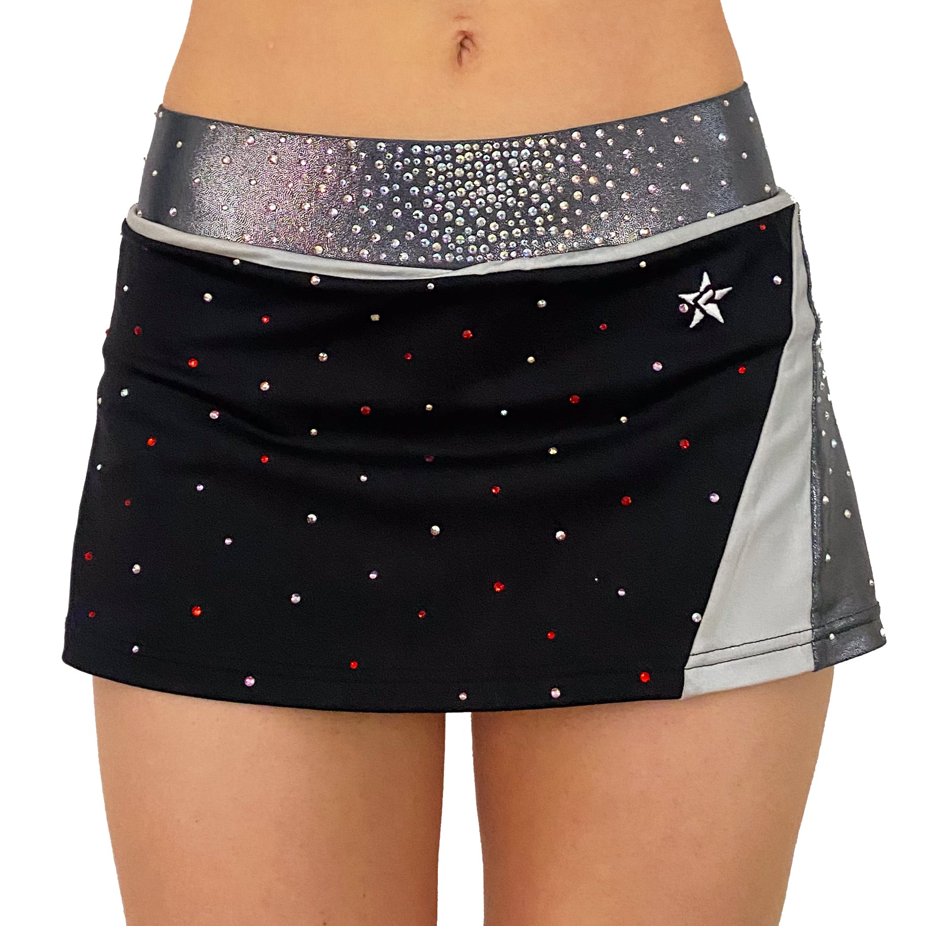 Rhinestone Micro Mini Skort (XXS/ XS Slim)
