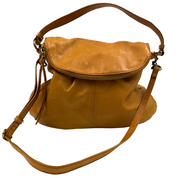 Tan Leather Slouchy Bag