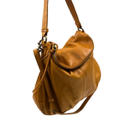 Tan Leather Slouchy Bag