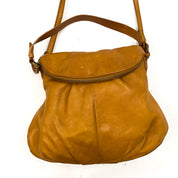 Tan Leather Slouchy Bag