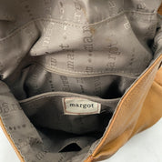 Tan Leather Slouchy Bag