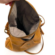 Tan Leather Slouchy Bag