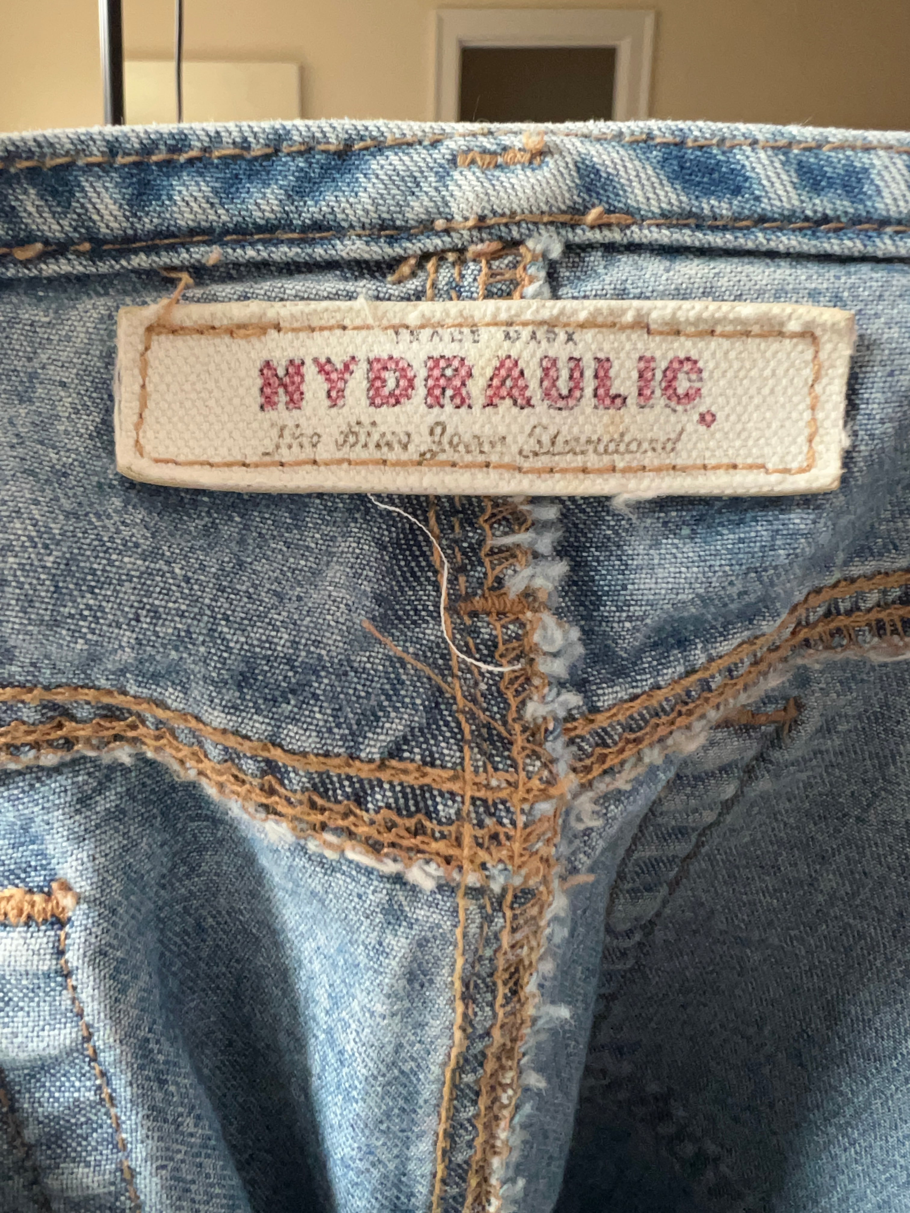 Y2K Long Denim Skirt (L)