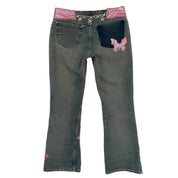 Butterfly Dreams Mid Rise Jeans (M)