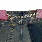 Butterfly Dreams Mid Rise Jeans (M)