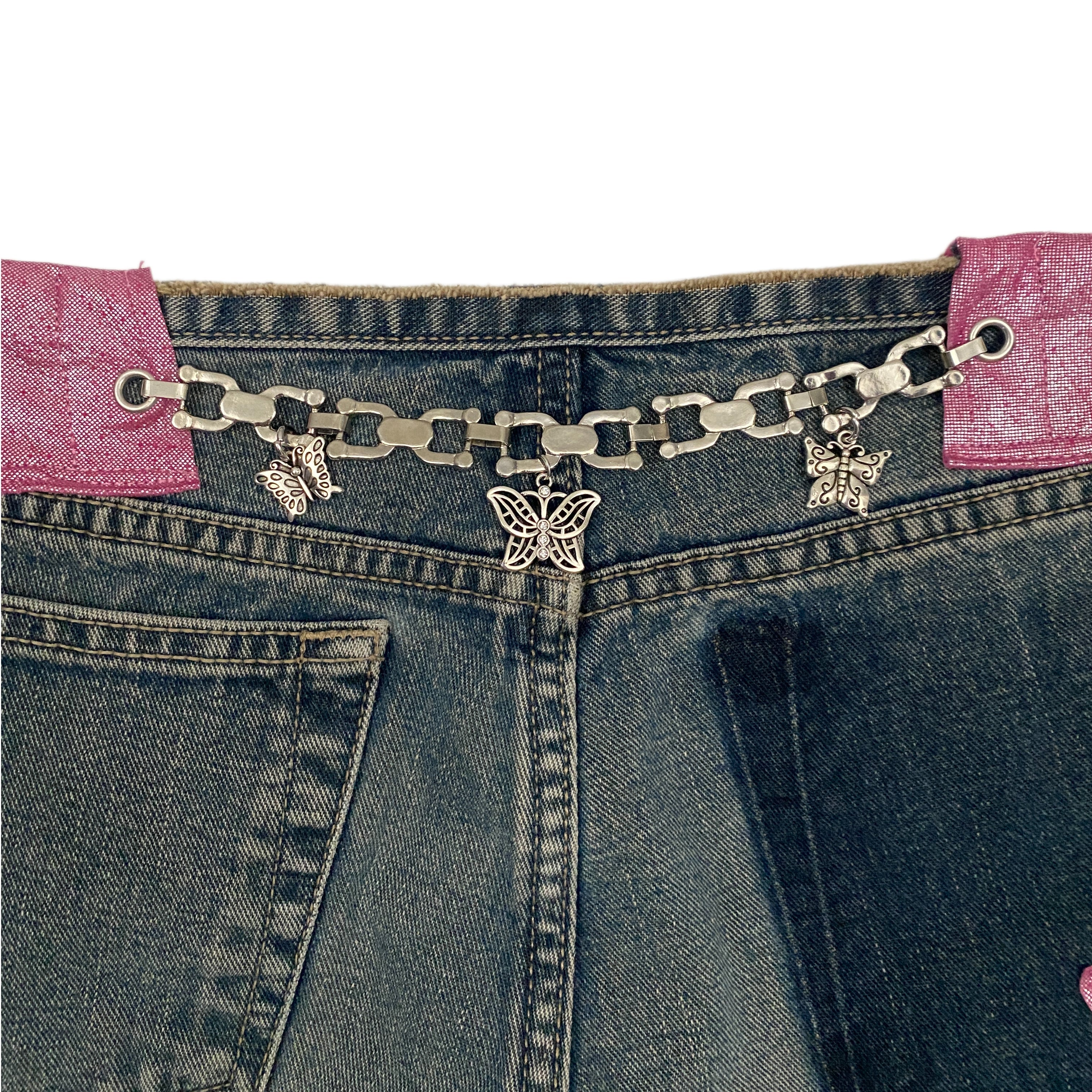 Butterfly Dreams Mid Rise Jeans (M)