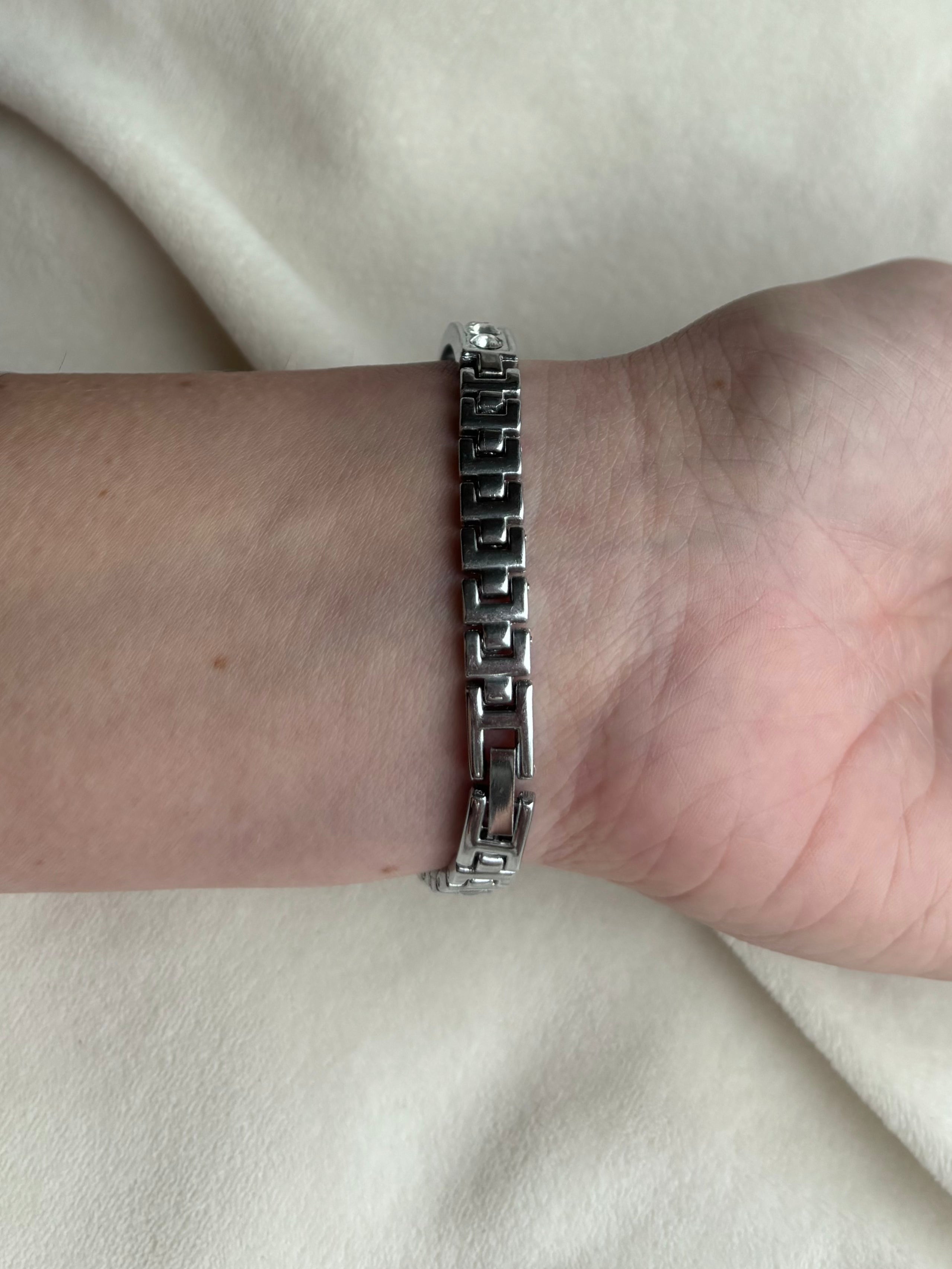 Silver Heart Watch
