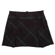Dark Academia Plaid Mini Skirt (S)
