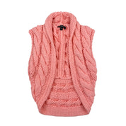 Bebe Bubblegum Knit Shrug (S)