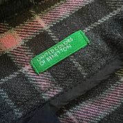 Benetton Plaid Wool Trousers (XS)