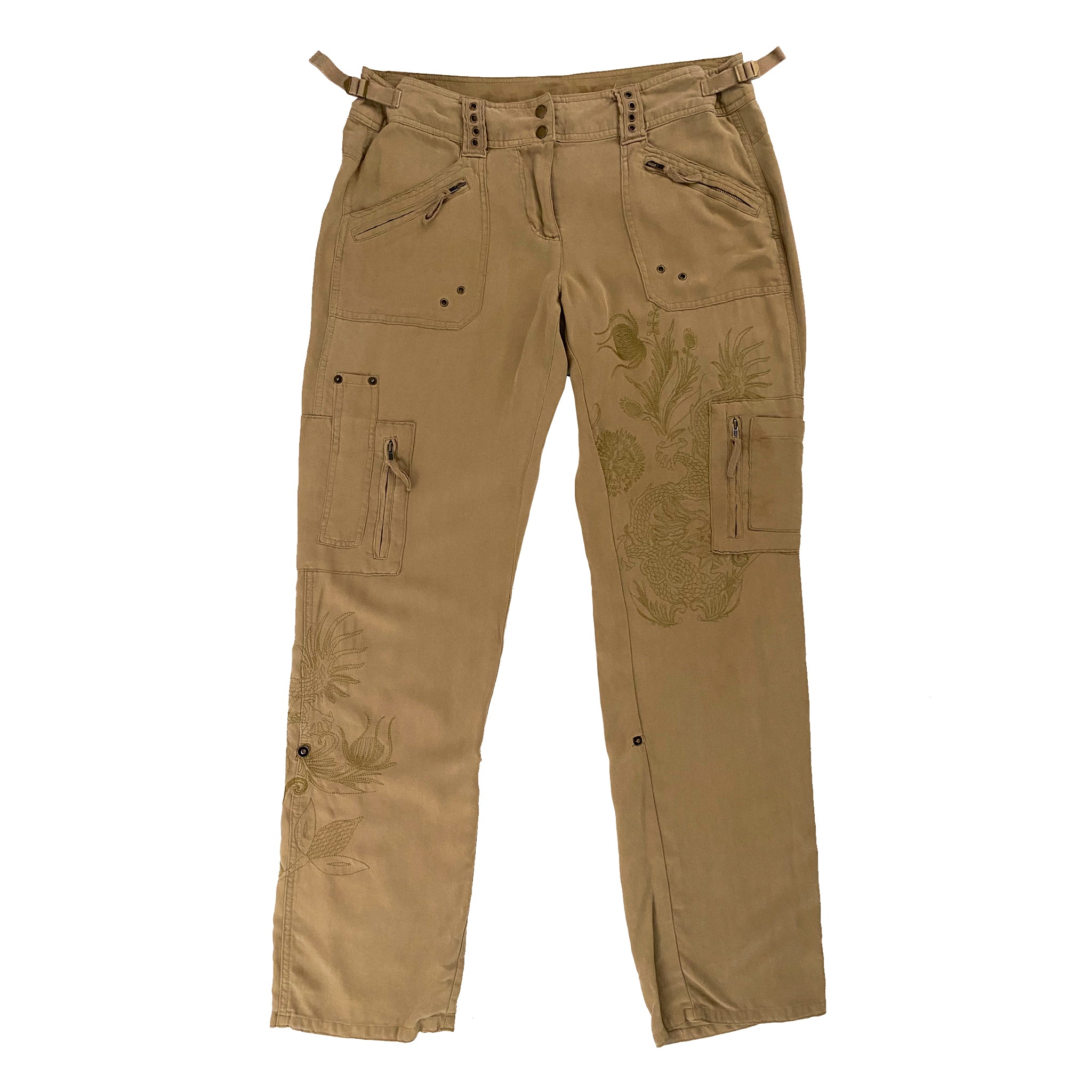 Da Nang Silk Embroidered Cargos (M)