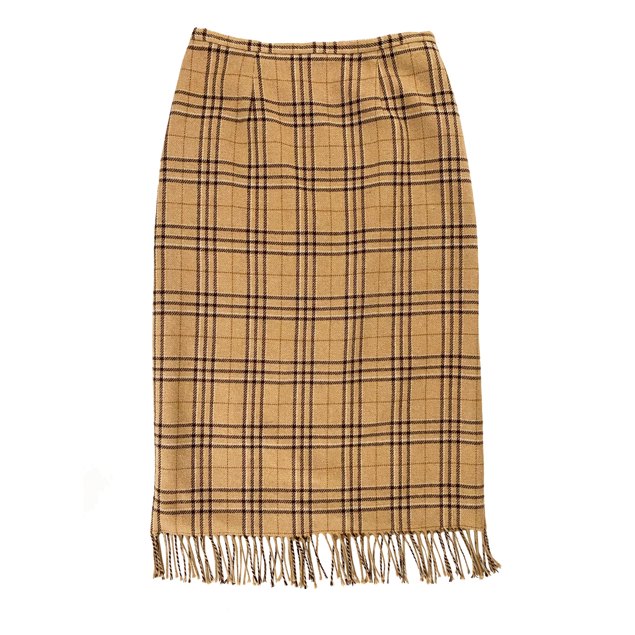 Plaid Scarf Skirt (L)