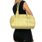 Dooney & Bourke Lime Leather Bag