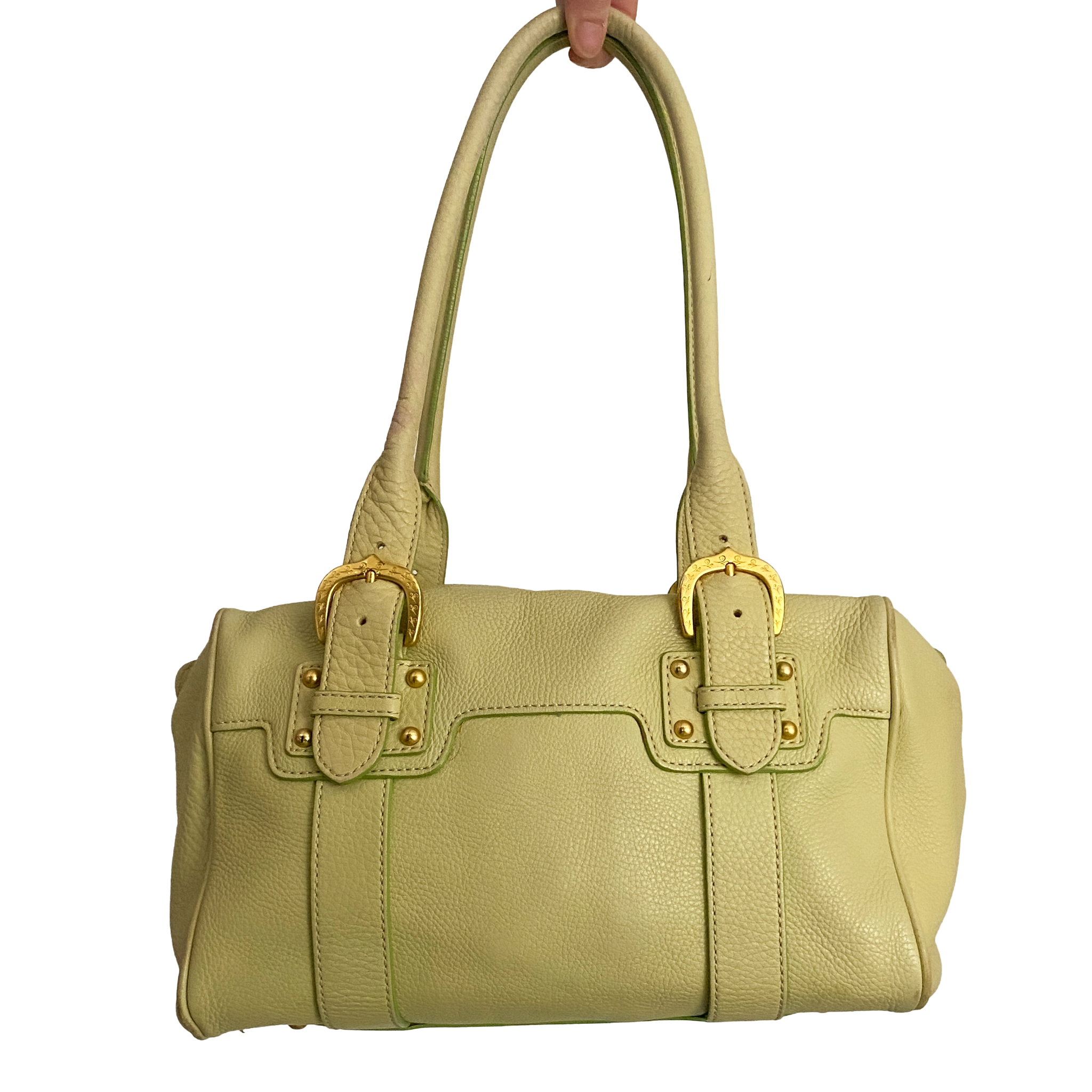 Dooney & Bourke Lime Leather Bag