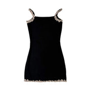 Burberry Ruffle Trim Mini Dress (S)