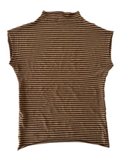 The Peanut Butter Mock Neck Tee (XS-XL)