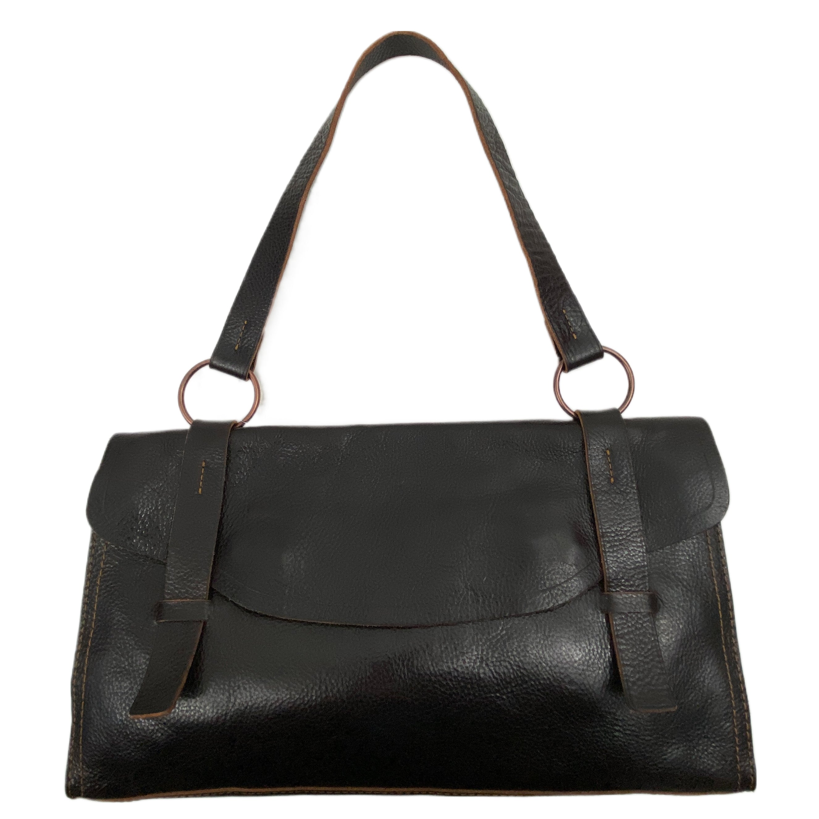 DKNY Espresso Leather Bag