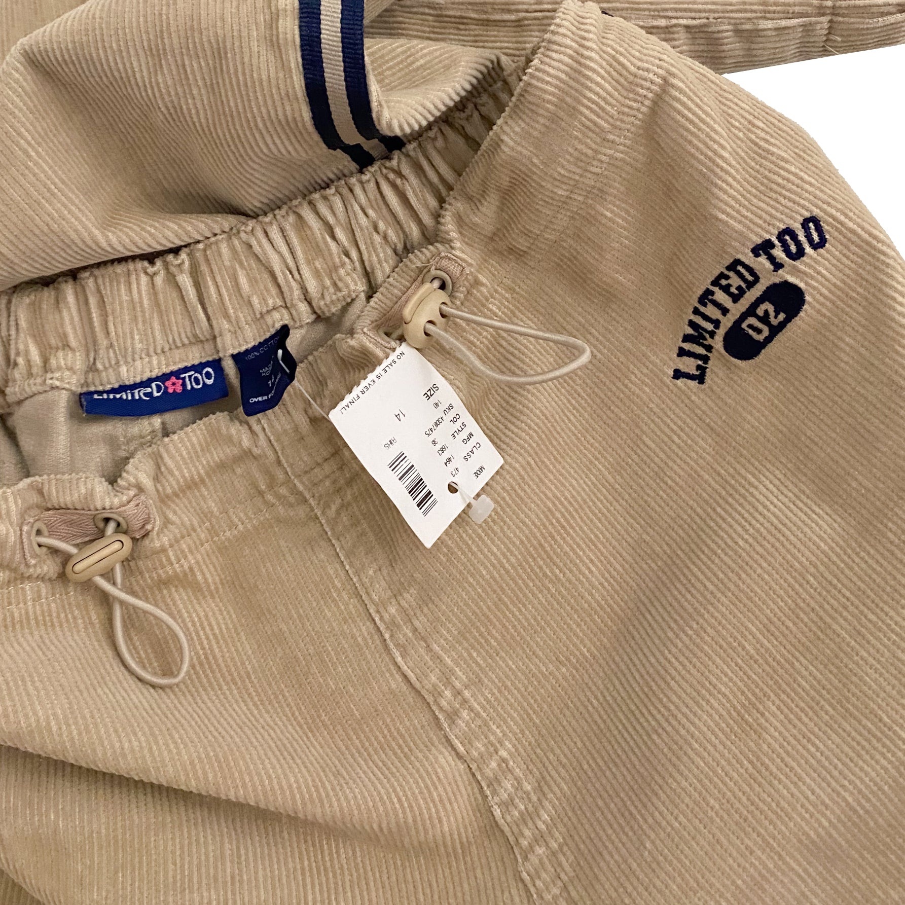 Corduroy Bungee Pull Pants (XS)