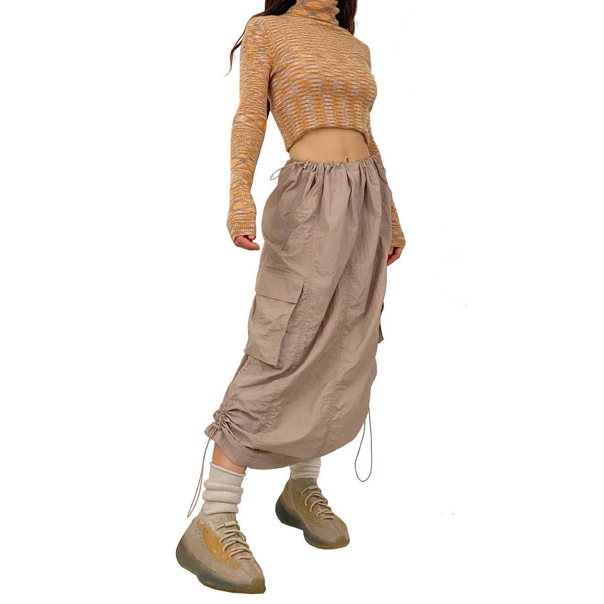 Bungee Pull Tech Skirt (S) — Holy Thrift