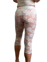 White Lace Capris(XS-XL)