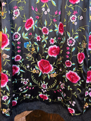 Sue Wong Silk Embroidered Duster Coat (M)