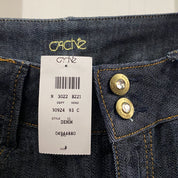 Cache Mid-Rise Flare Jeans (M)