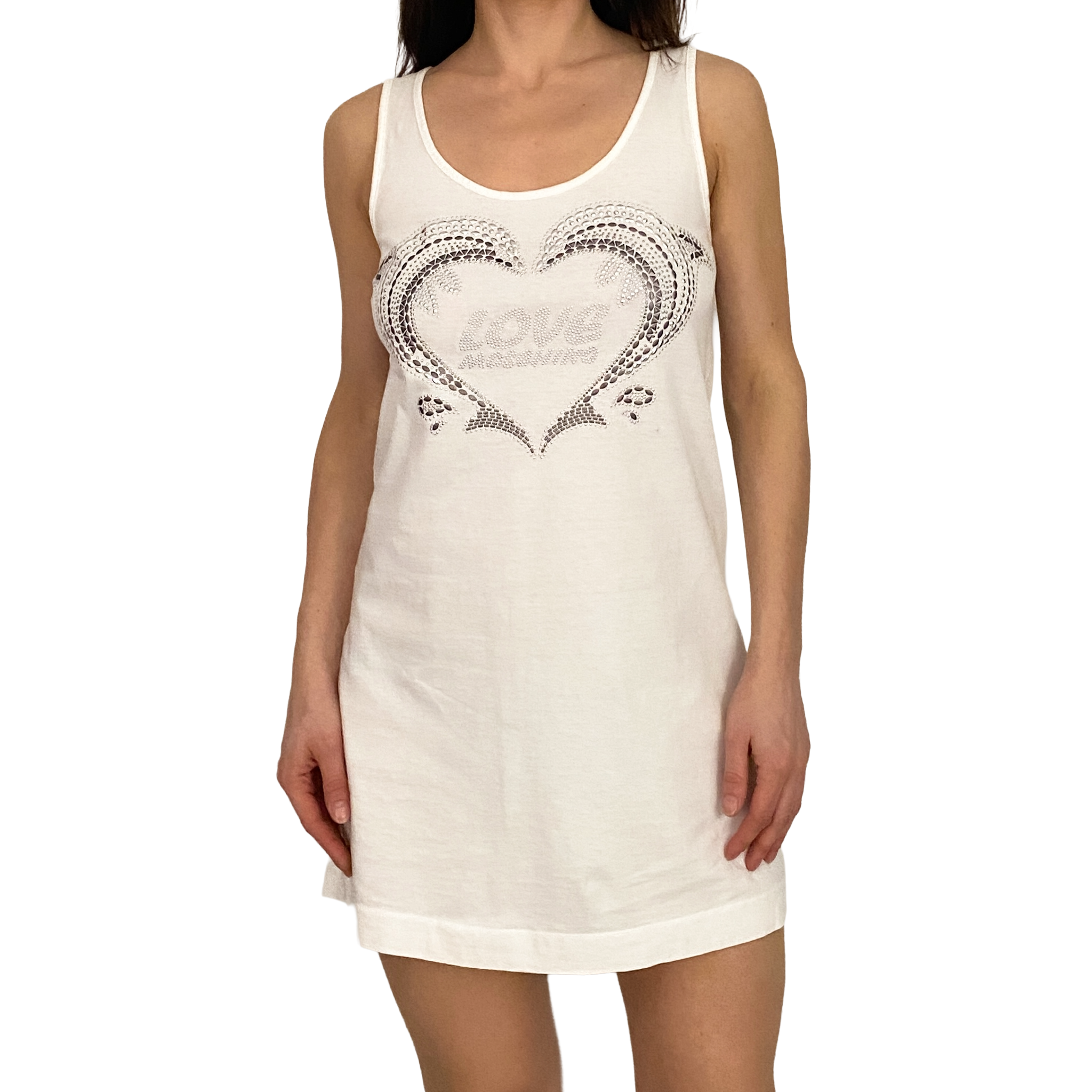 Love Moschino Embellished Dolphin Tank Dress (S)