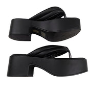 Jeffrey Campbell Black Platform Sandals (7.5)