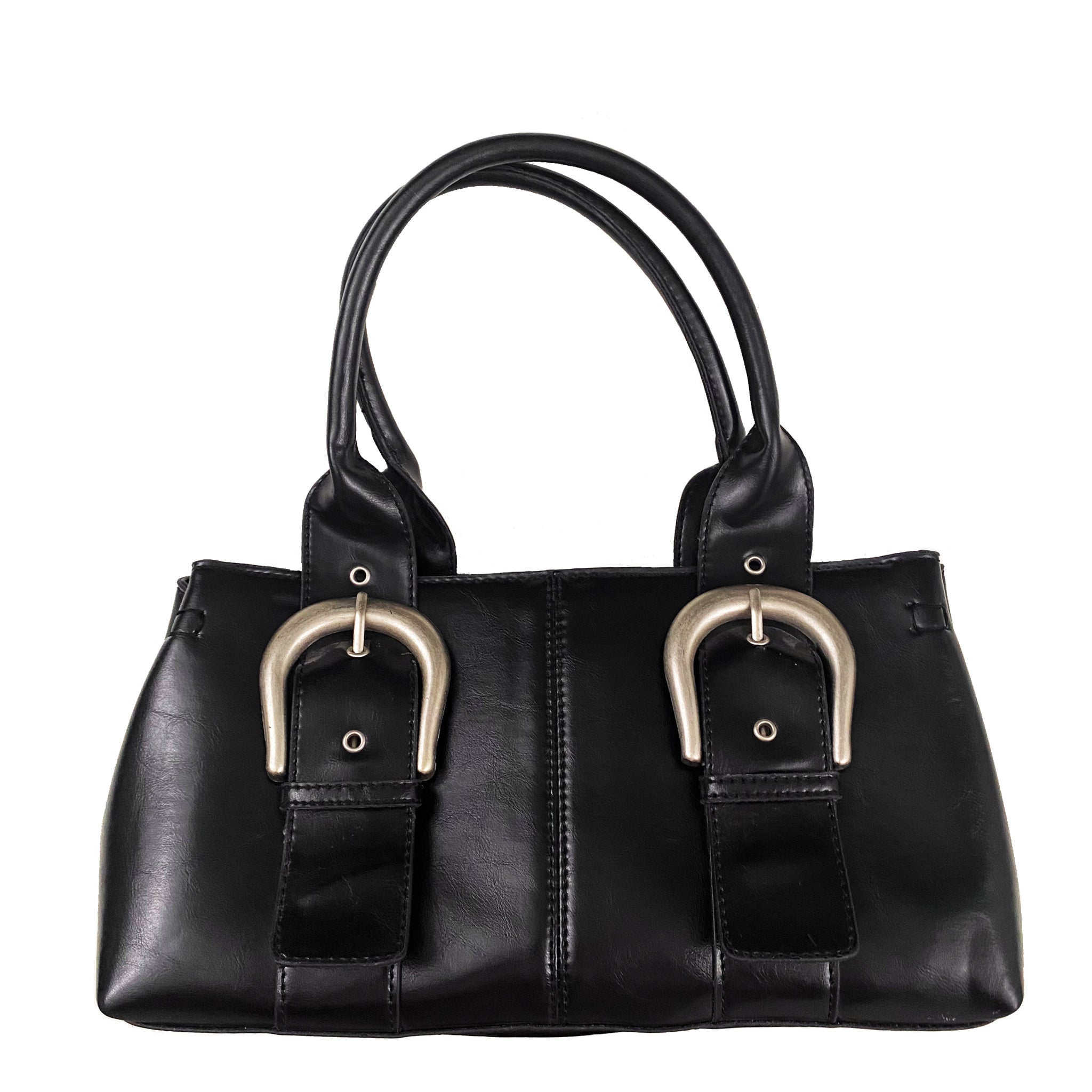 Leather Buckle Tote