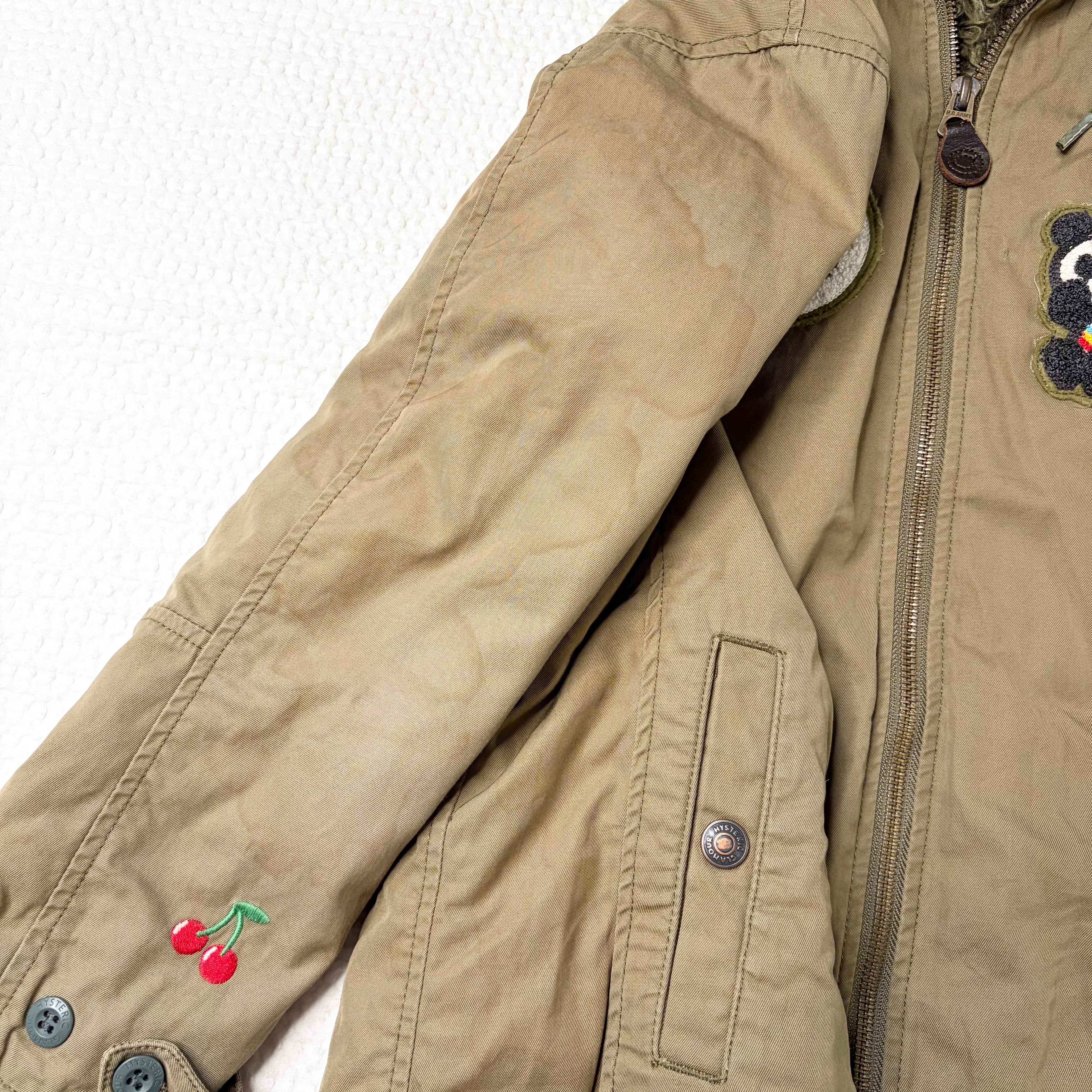 Hysteric Glamour Faux Fur Lined Jacket (XS)