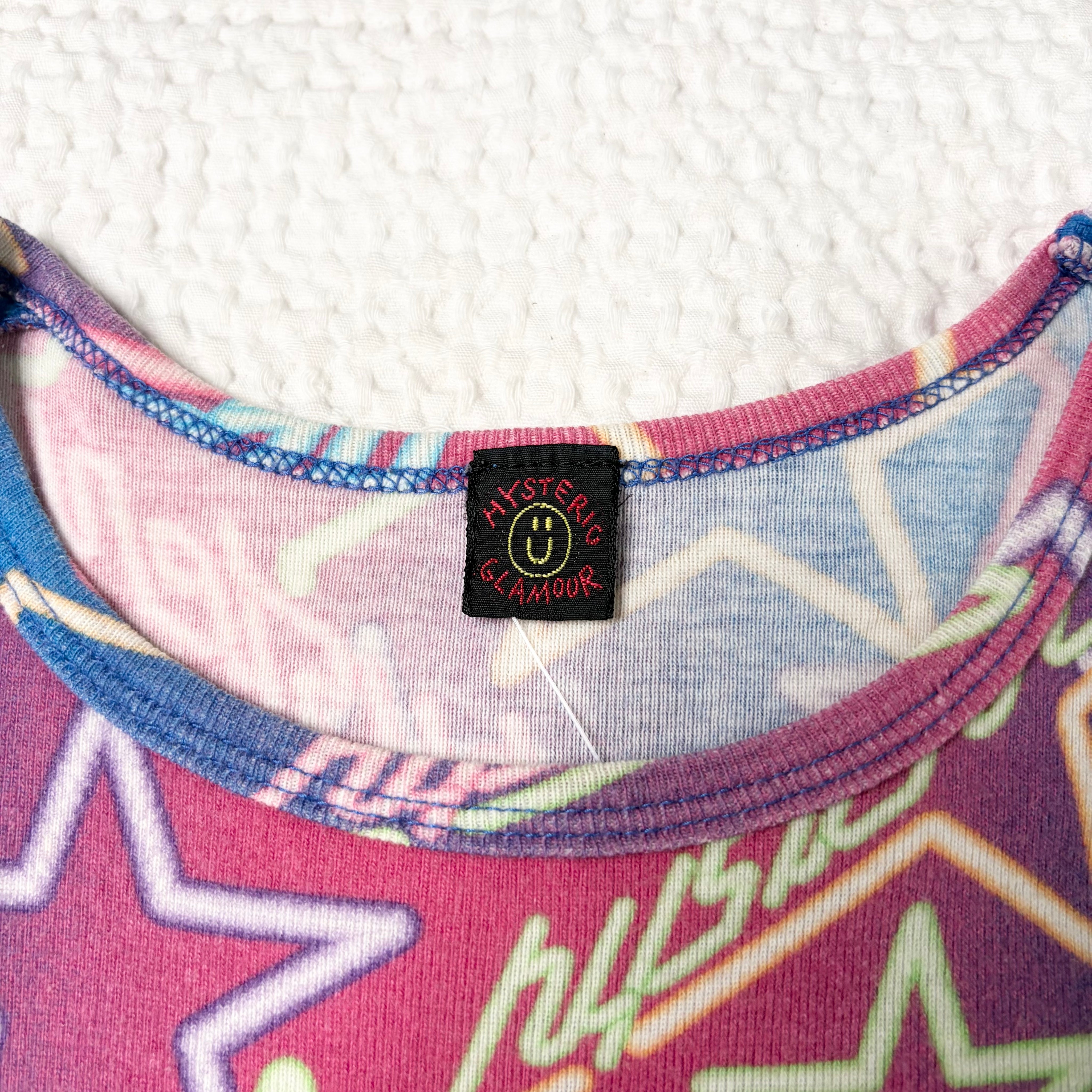 90s Hysteric Glamour Neon Sign Tee (XS)
