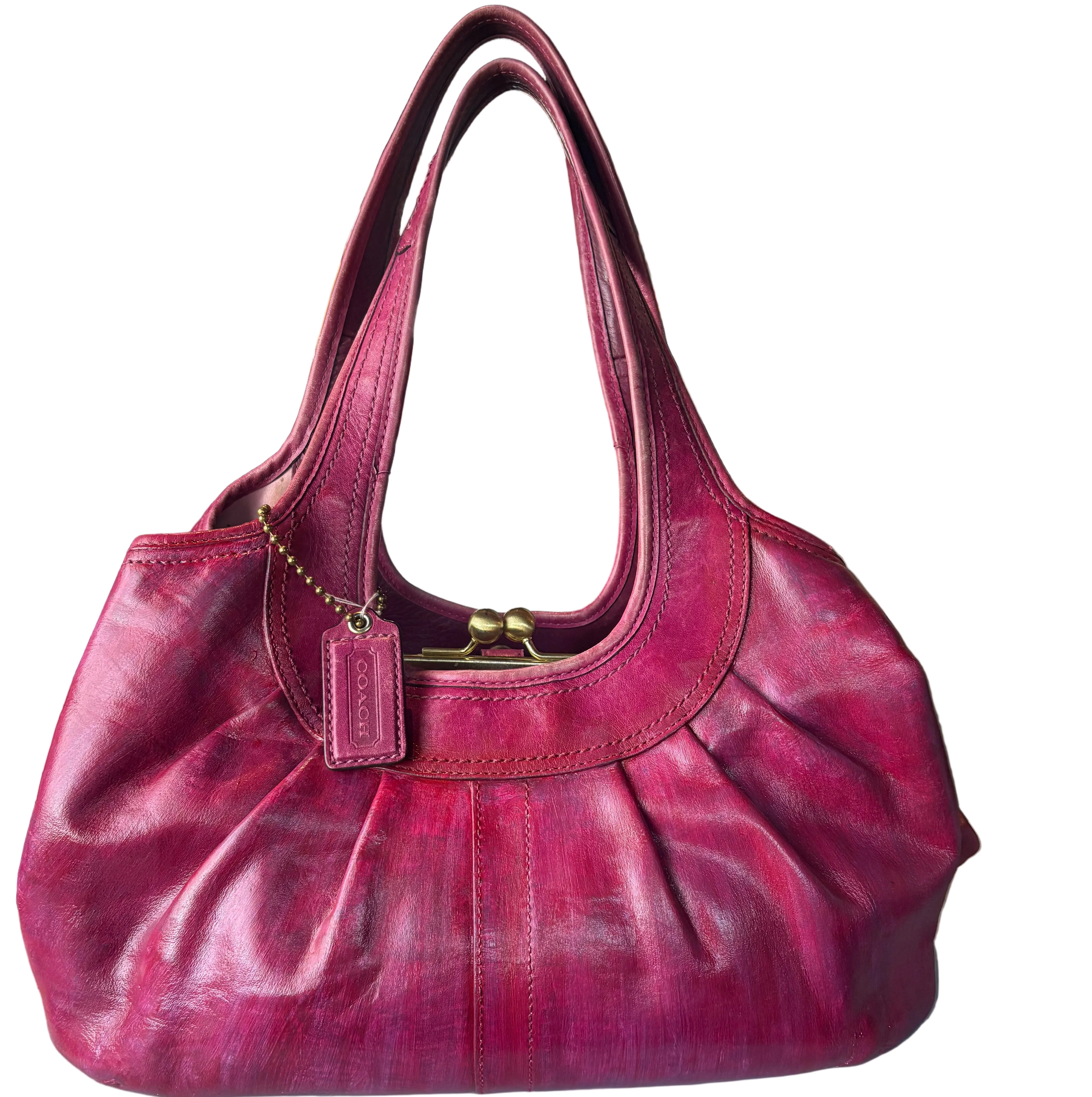 Coach Ergo Pleated Frame Satchel