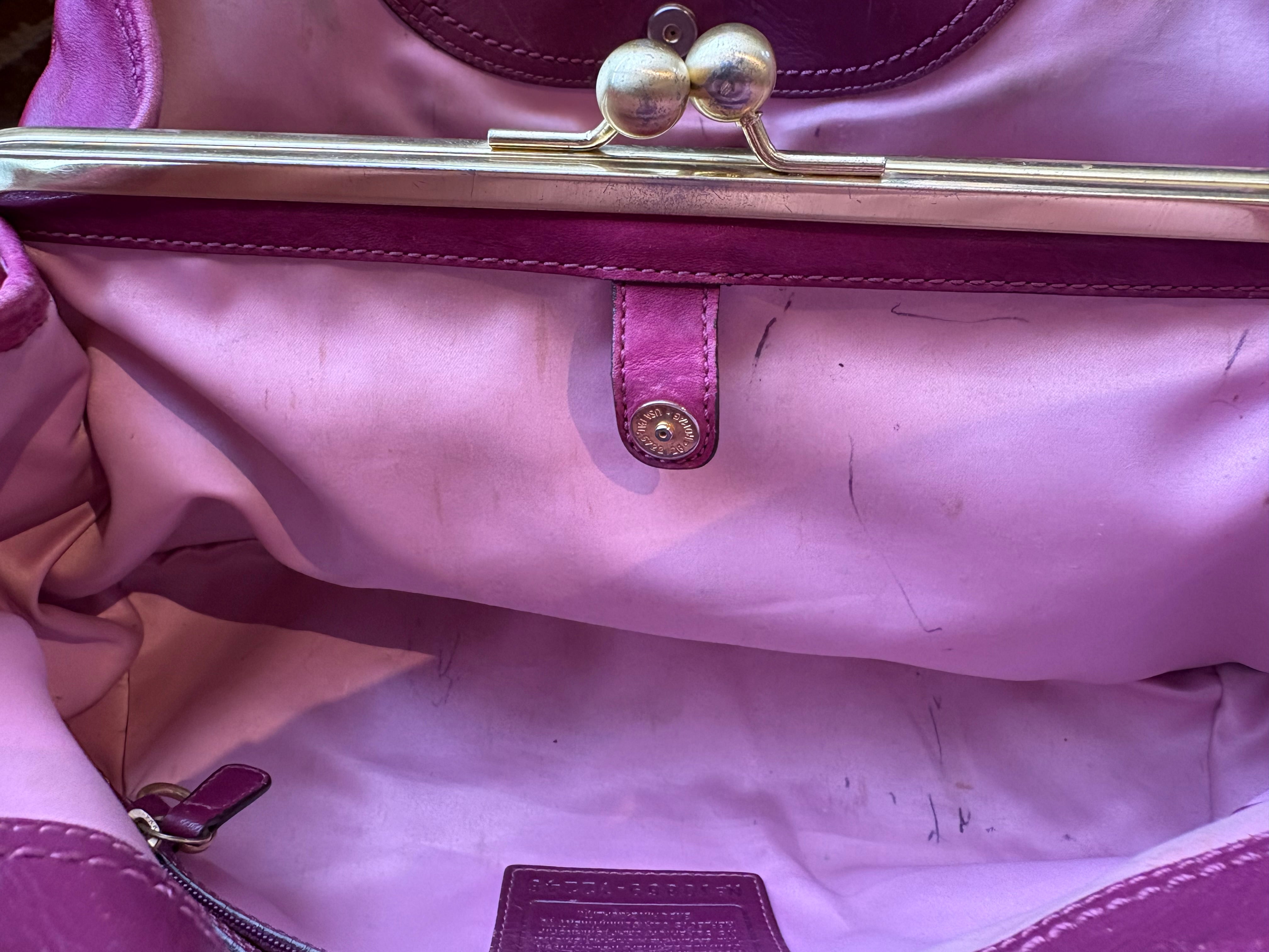 Coach Ergo Pleated Frame Satchel