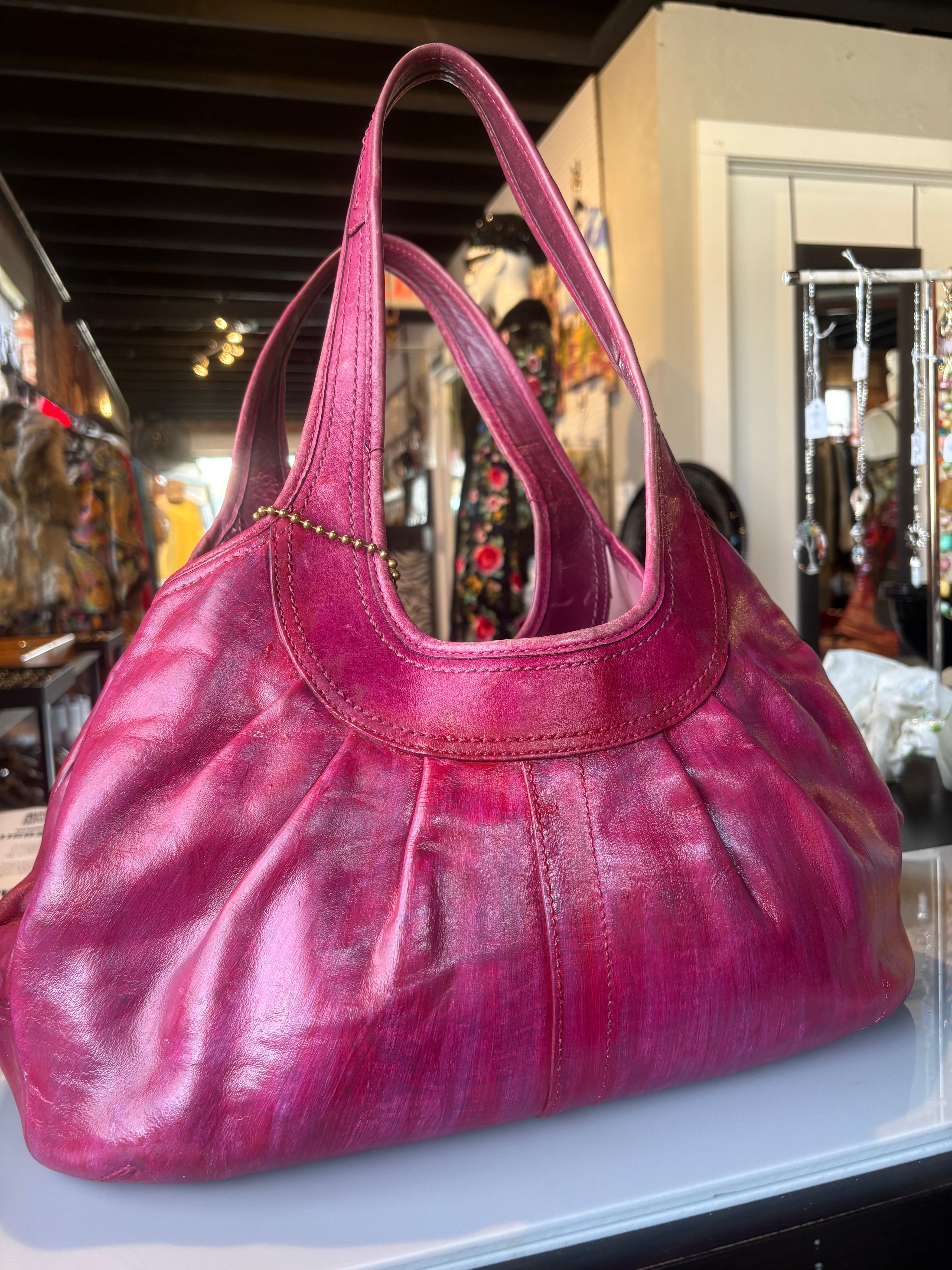 Coach Ergo Pleated Frame Satchel
