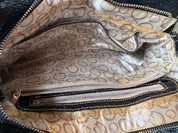 Guess Faux-Python Shoulder Bag