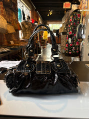 Guess Faux-Python Shoulder Bag