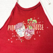 Vintage J-Fashion Graphic Halter (S)