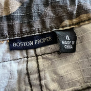 Boston Proper Distressed Camo Cargo Pants (S)