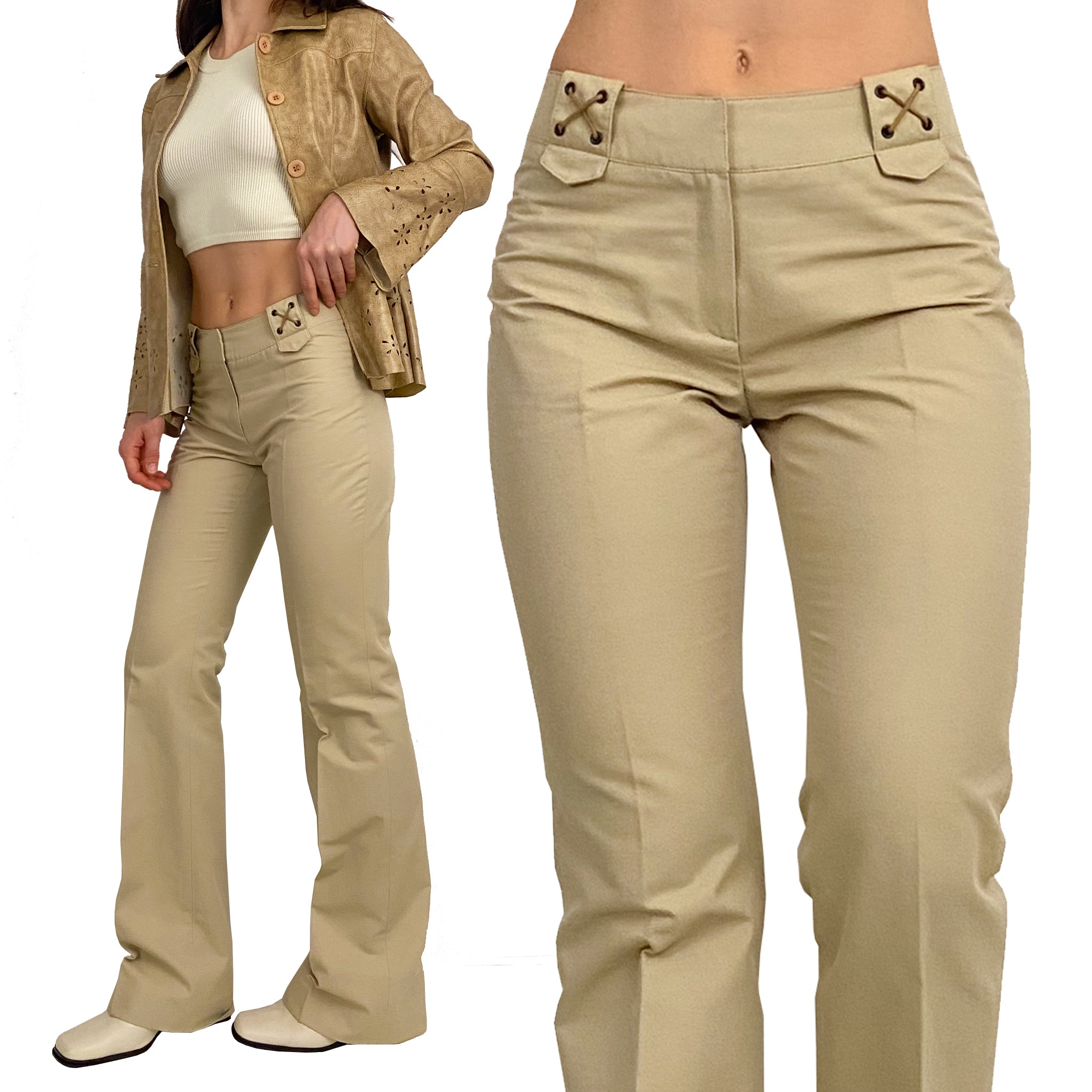 Morgan De Toi Khaki Trousers (XS)