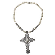 Pearl Cross Necklace